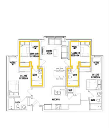 Sublease room for females in a B
