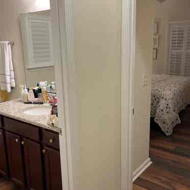 Room and private bath