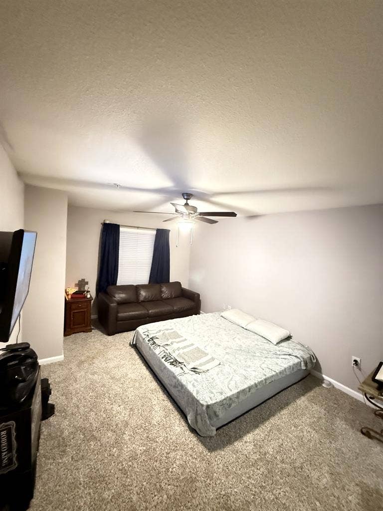Master bedroom with deep closet