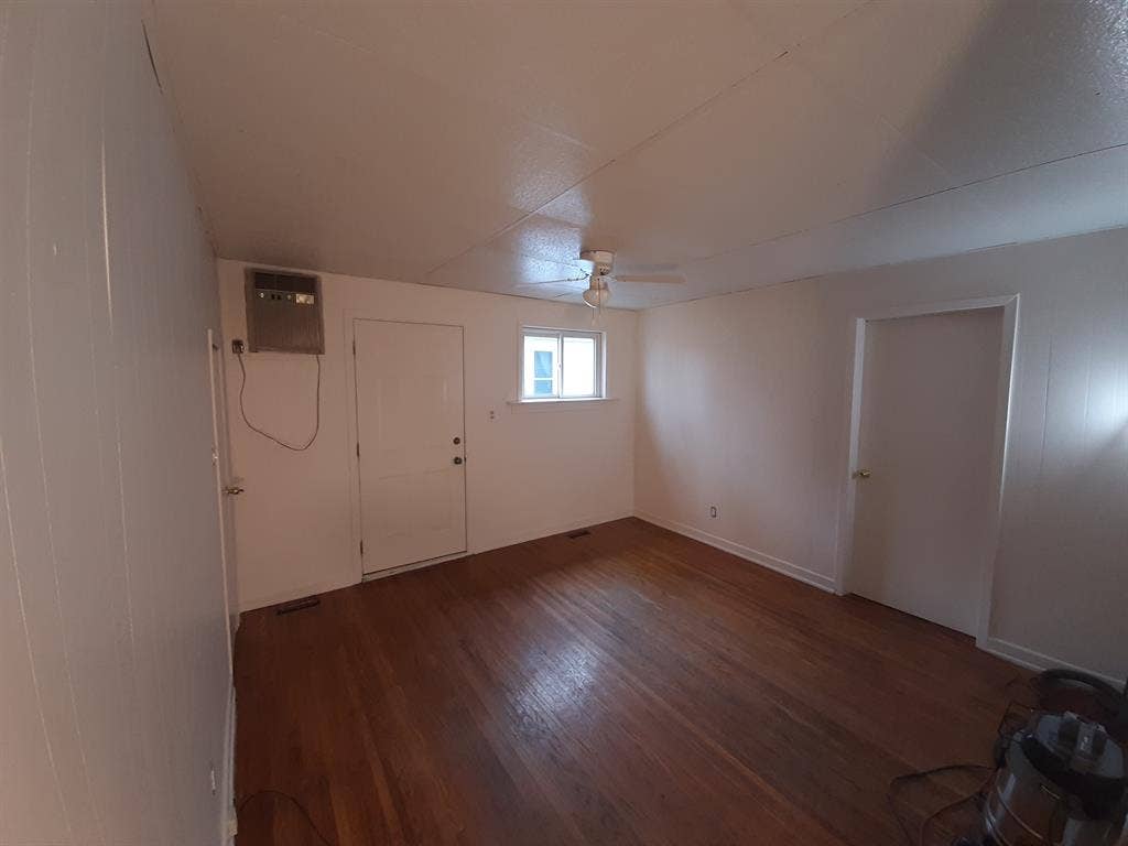 Back half of house on quiet street