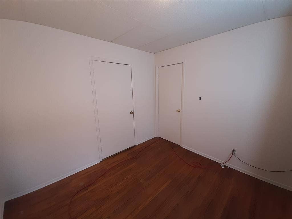 Back half of house on quiet street