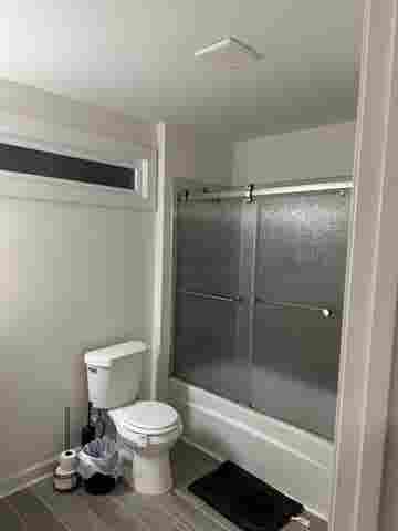 Spacious bedroom, private bath