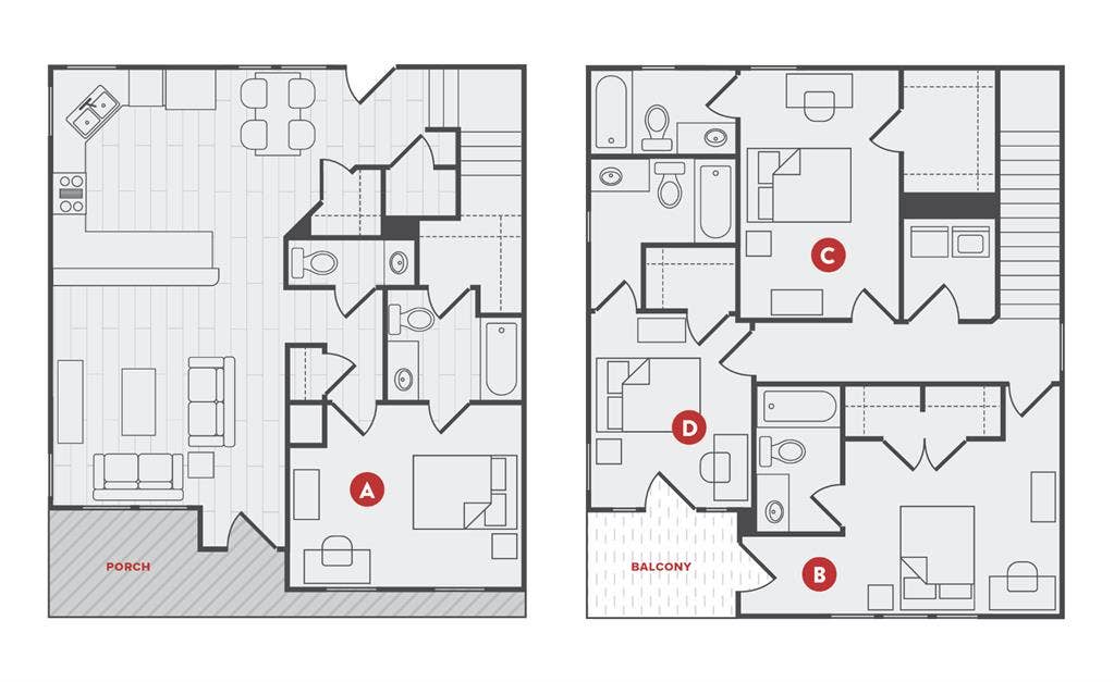 2 bedrooms available at The Grand