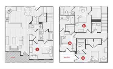 2 bedrooms available at The Grand