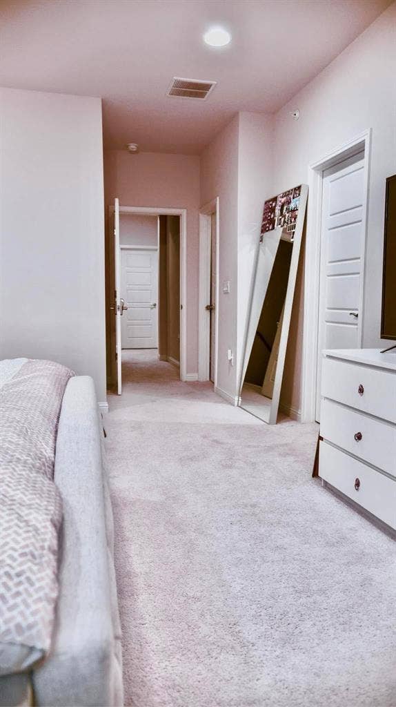 Master bedroom in townhome!