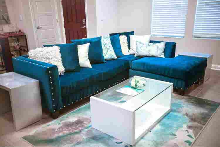 Master bedroom in townhome!