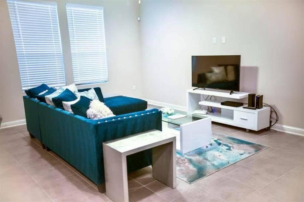 Master bedroom in townhome!