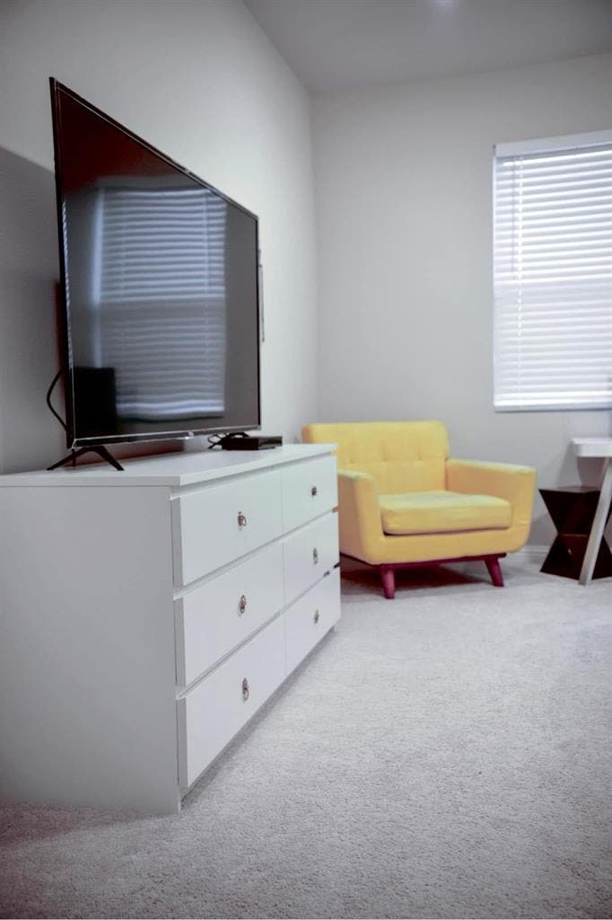 Master bedroom in townhome!