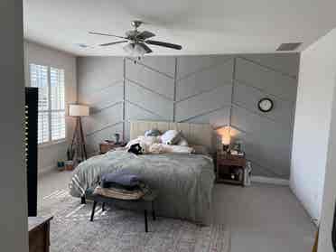 Master Bed/bath and office space