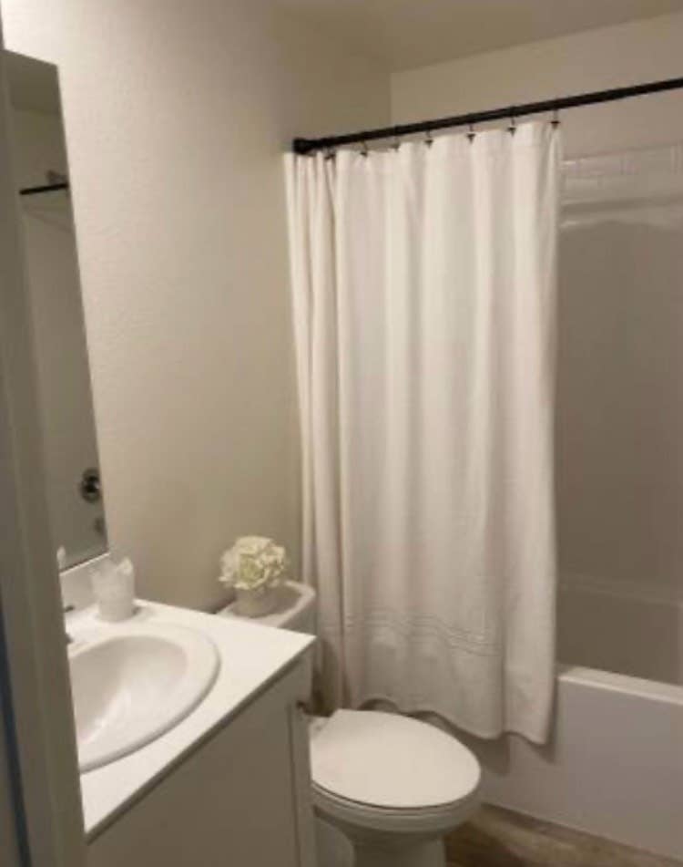 One Bedroom and private bathroom.