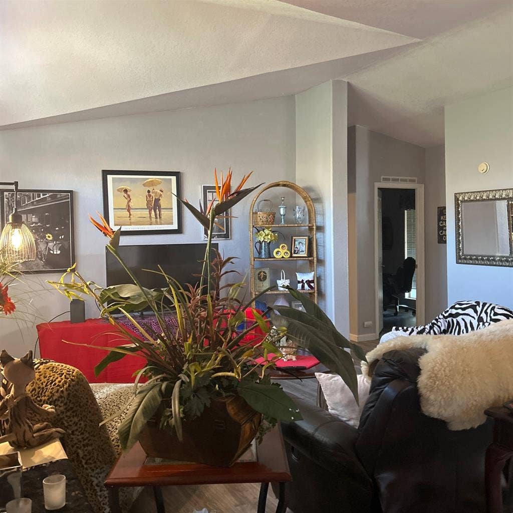 One bedroom for senior woman