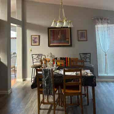 One bedroom for senior woman