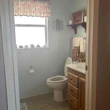 One bedroom for senior woman
