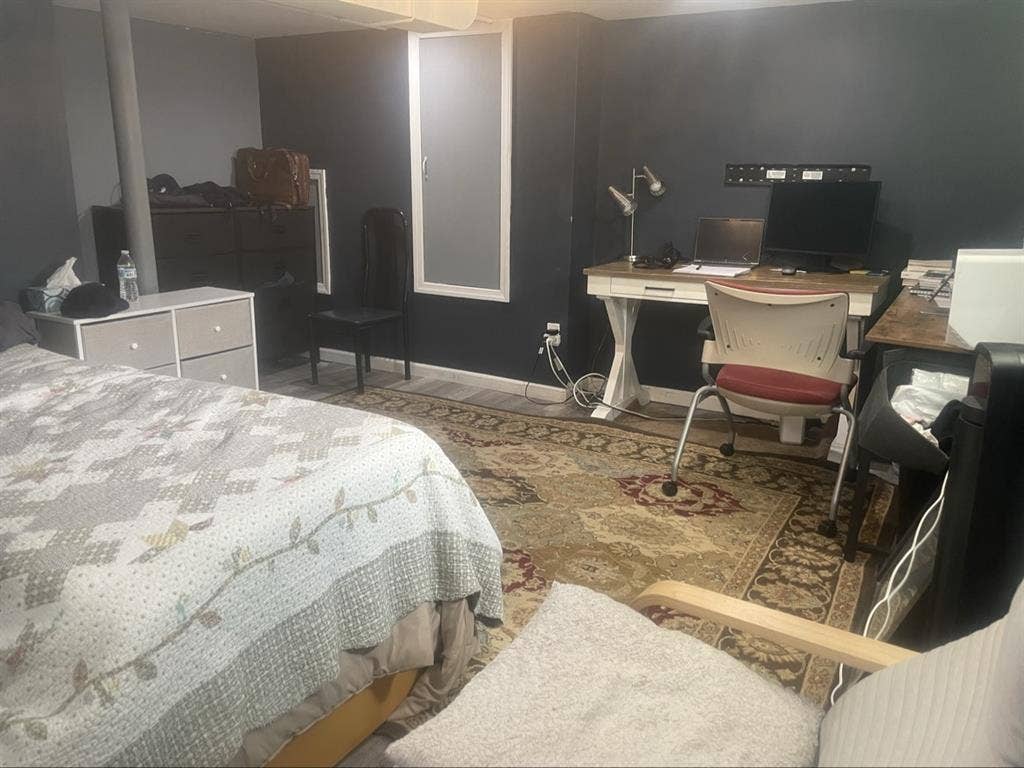 Room with attached bathroom
