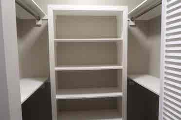 Furnished room and bathroom