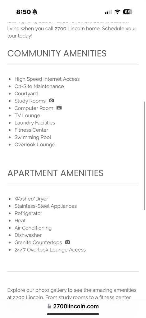 * Lincoln apartment*