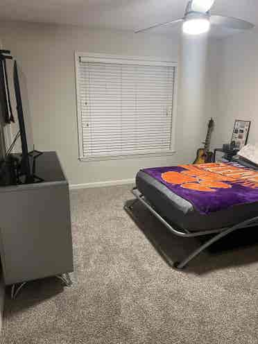 Master bed with attached bath