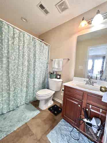 Room with private bathroom