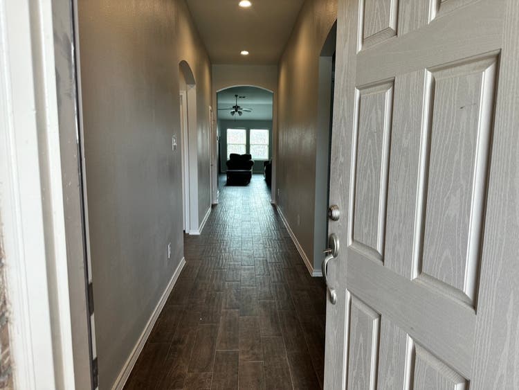Furnished Bedroom w/ 2 Big windows.