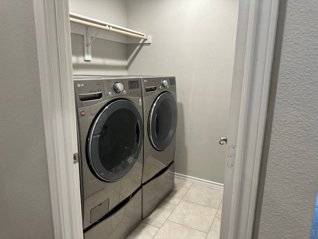 Furnished Bedroom w/ walk-in closet