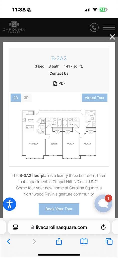 Carolina Square Lease Takeoverr