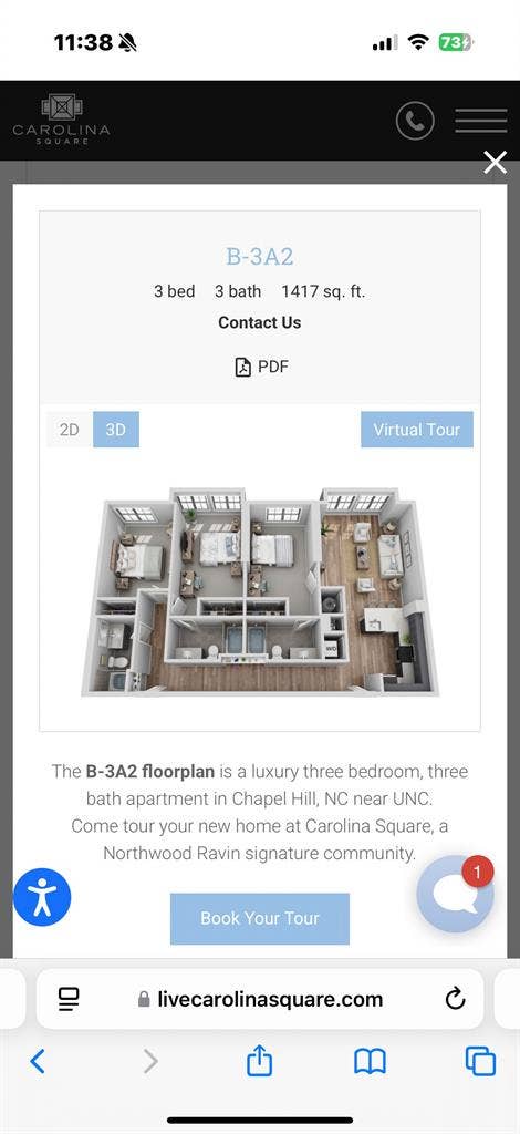 Carolina Square Lease Takeoverr