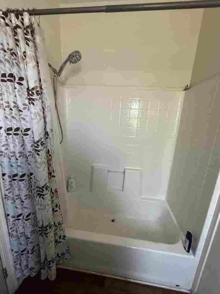 Master bedroom and bathroom