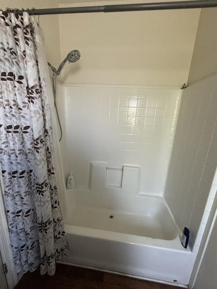 Master bedroom and bathroom