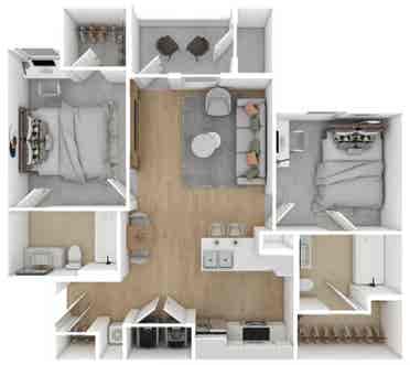 Azul Apartment Two Bedroom Capri