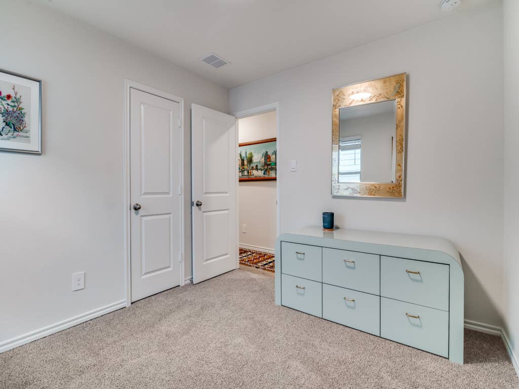 2 bedrooms and a private bath