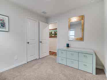 2 bedrooms and a private bath