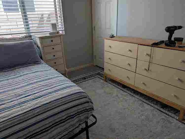 Fully furnished bedroom