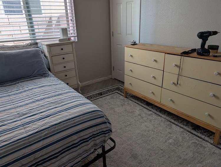 Fully furnished bedroom