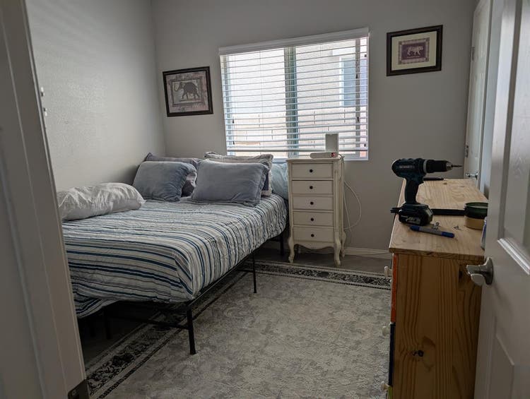 Fully furnished bedroom
