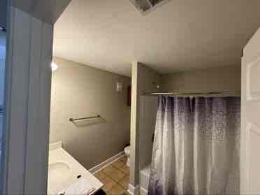 bedroom with private bathroom