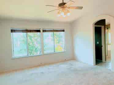 Master bedroom, with ensuite bath.