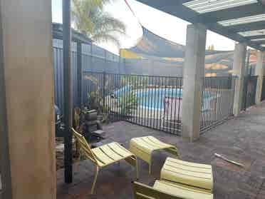 Furnished room with pool. $ week