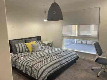 Furnished room with pool. $ week