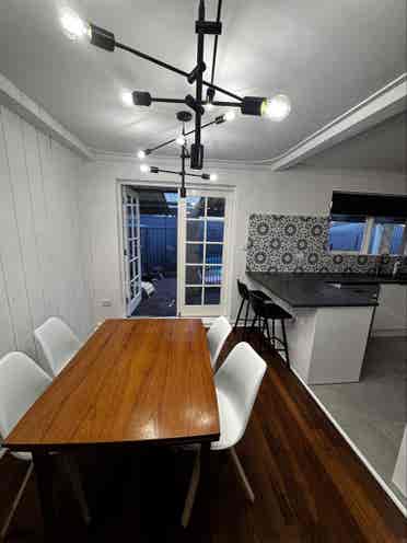 Furnished room with pool. $ week