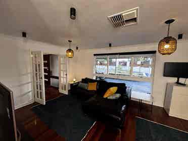 Furnished room with pool. $ week