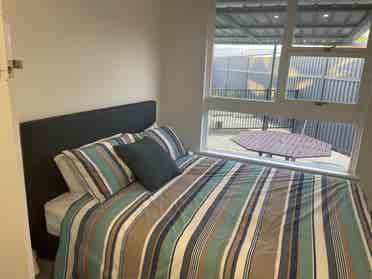 Furnished room with pool. $ week