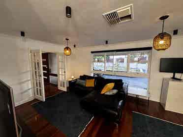 Furnished room with pool. $ week