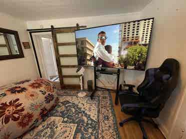 FULL FURNISHED ROOM & BIG SCREEN TV