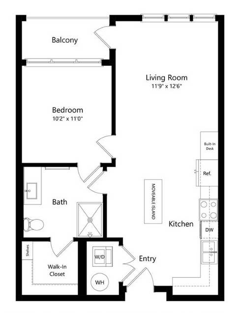 1 bedroom in Aurora lease takeover