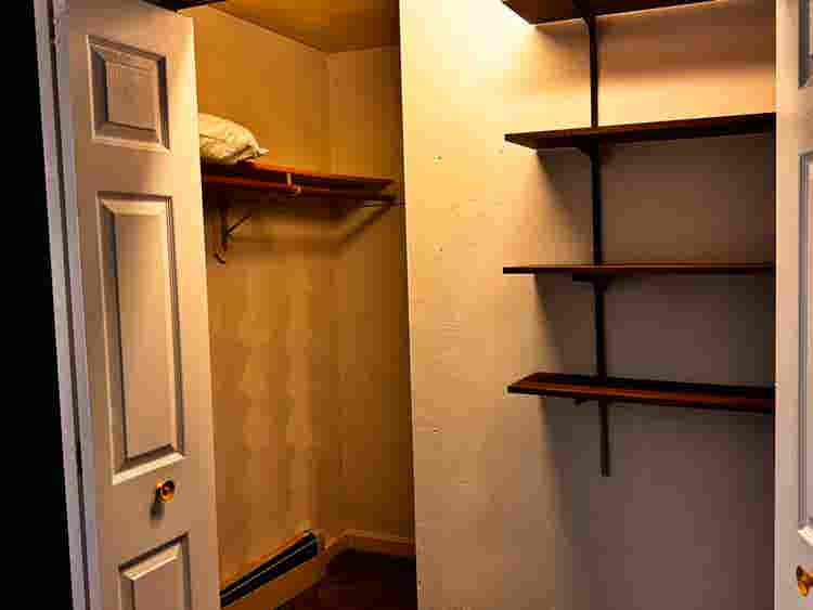 Large room with walk-in closet