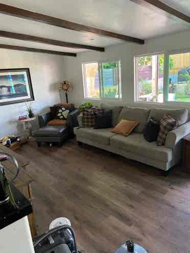 One bedroom furnished