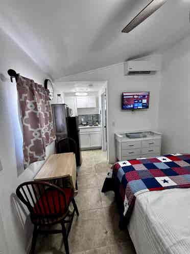 Fully furnished small apartment.