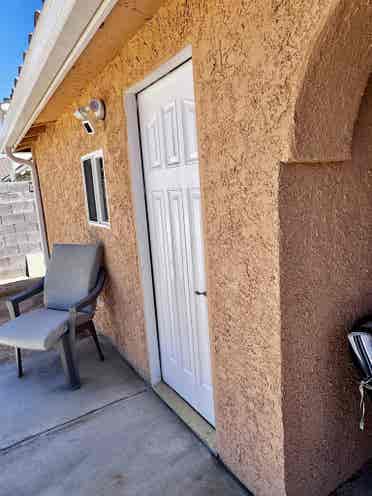 Fully furnished small apartment.