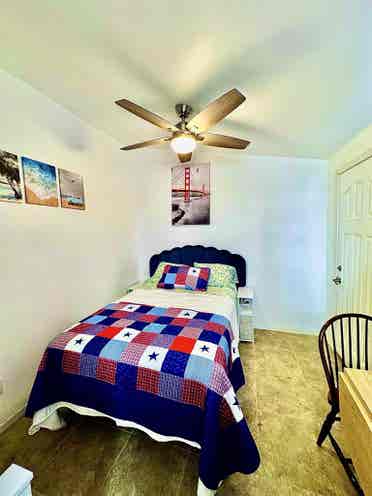 Fully furnished small apartment.