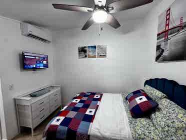Fully furnished small apartment.
